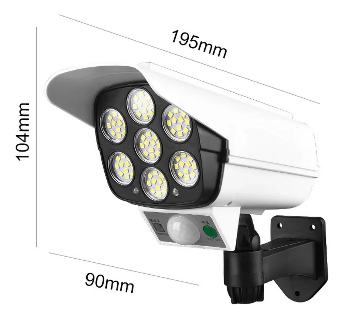 LAMPARA LED SOLAR CON CONTROL