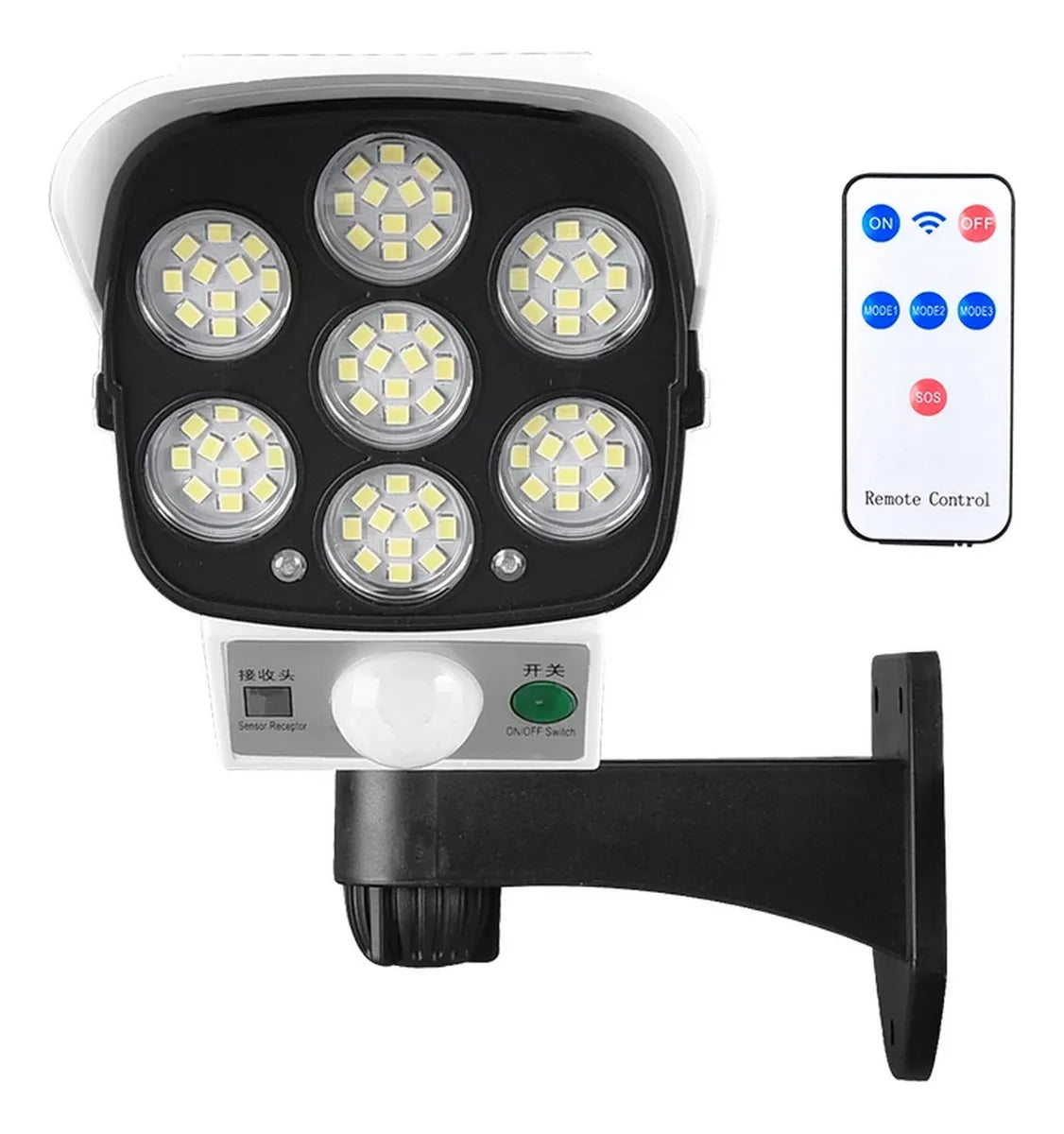 LAMPARA LED SOLAR CON CONTROL