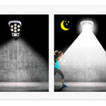 LAMPARA LED SOLAR CON CONTROL